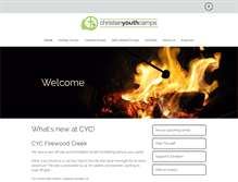 Tablet Screenshot of cyc.org.nz